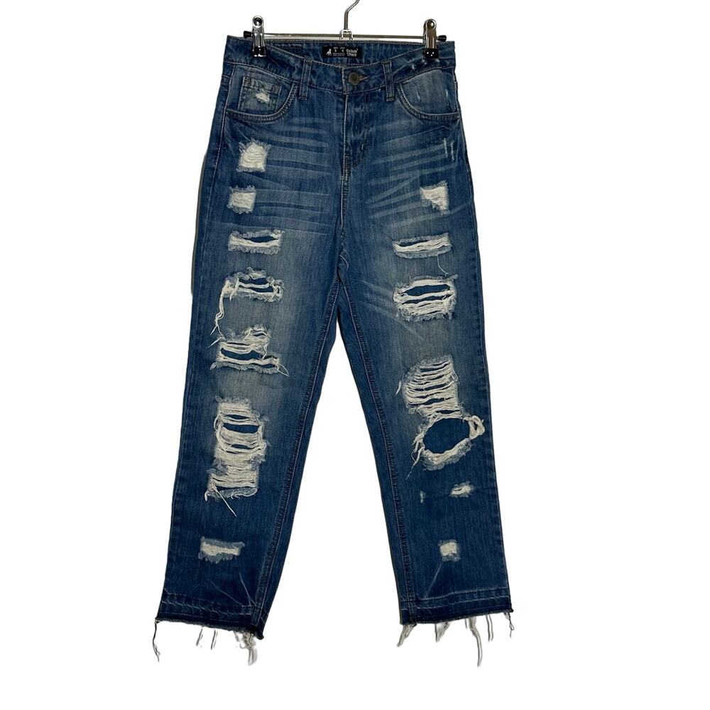 Cuidado Con El Perro Distressed Raw Hem Jeans Sz 4